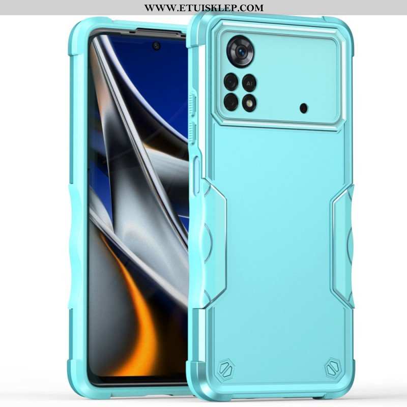 Futerały do Poco X4 Pro 5G Hybryda Z Efektem Metalicznym